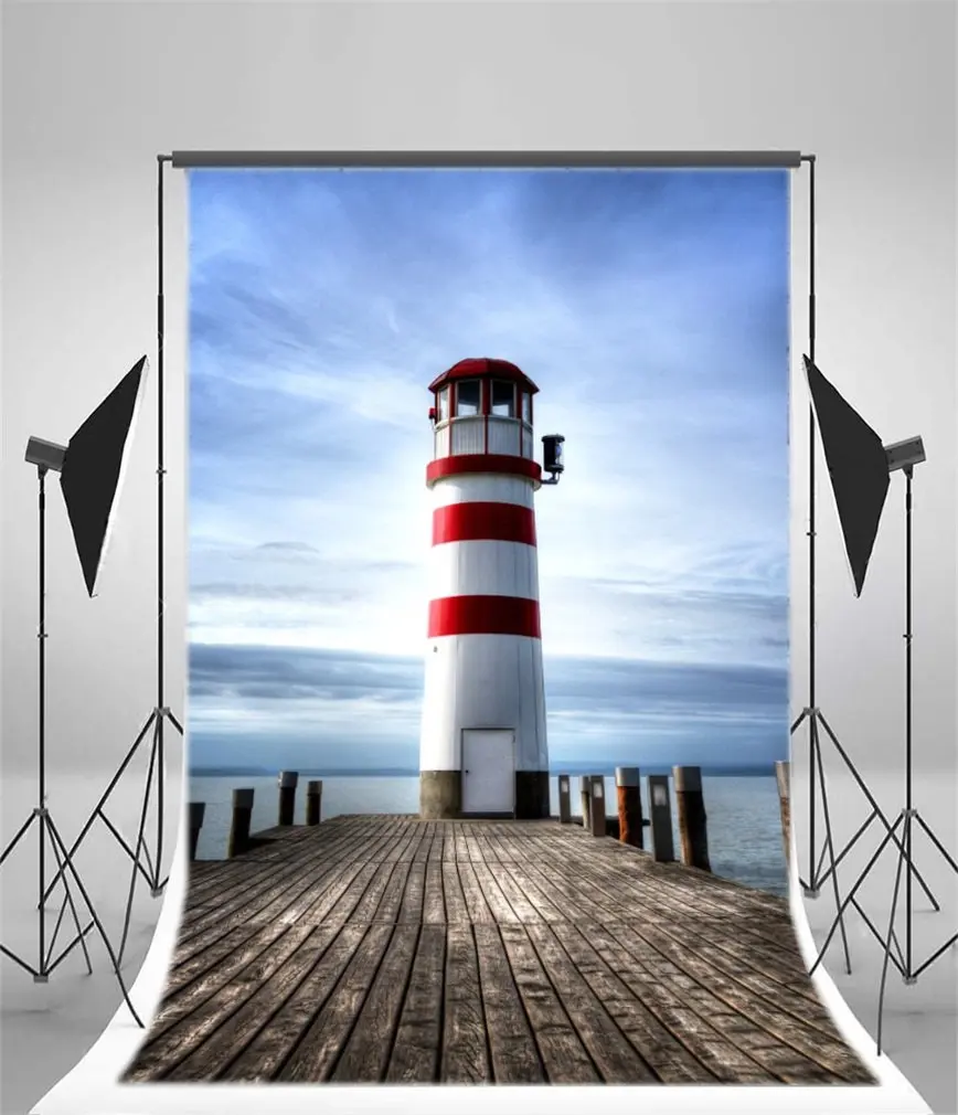 

Photography Backdrop Podersdorf Lighthouse at Lake Neusiedl