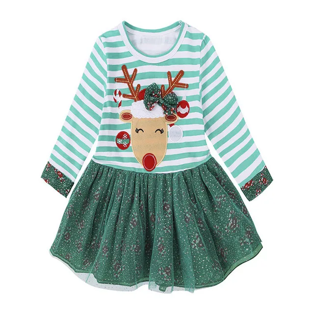 long sleeve christmas dress baby