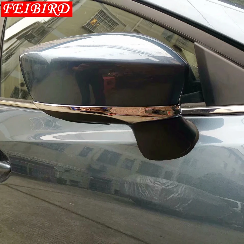 Для Mazda 2 Demio 2015 2016 2017 2018 2019 наружная полоса для зеркала заднего вида автомобиля
