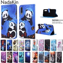 Роскошный кожаный чехол-книжка с росписью Книга чехол в виде ракушки для samsung Galaxy A10 A20 A30 A40 A50 A70 M10 M20 M30 A40S A7 чехол для телефона