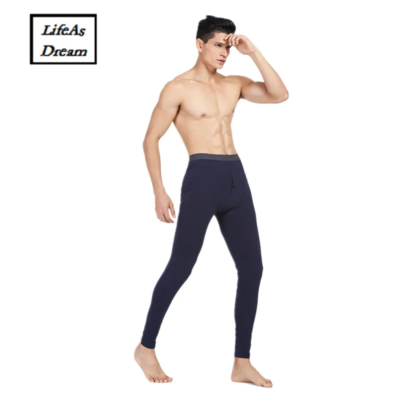 Hot Winter Men Long Johns Cotton Thermal Underwear Men Warm Long Johns Leggings Pants High Quality 4 colour for male 2017 new Hot Winter Men Long Johns Cotton Thermal Underwear Men Warm Long Johns Leggings Pants High Quality 4 colour for male 2017 new