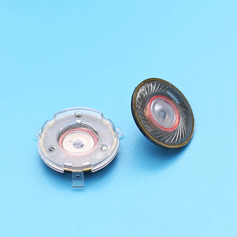 14MM 32 ohm Flat Headphone Drivers Speakers DIY Magnetic Clear HiFi Loudspeakers Audiophile Speakers