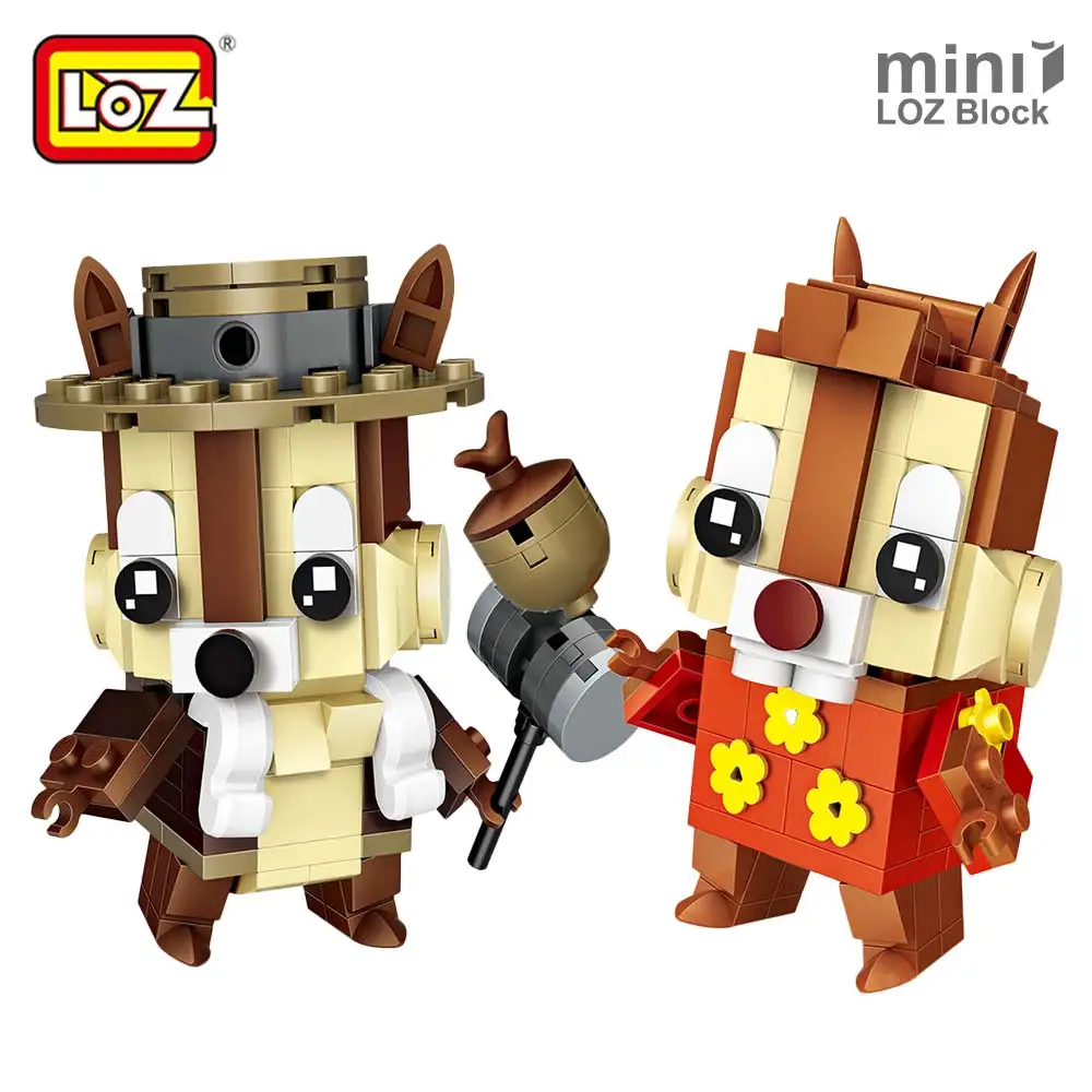

LOZ Mini Blocks Cartoon Squirrel Figure Assemblage Mini Dolls Building Block Bricks Toy Anime Animal Christmas Gift for Children