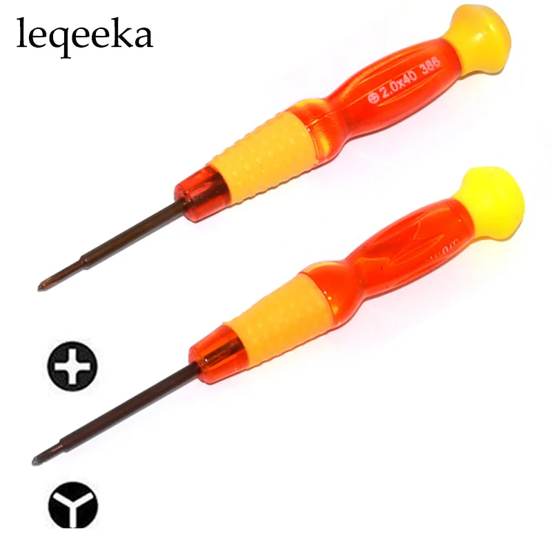 5sets Y Shape 2.0x40mm Tri wing Screwdriver For Wii DS Lite Gameboy Game Cubescrewdriver for
