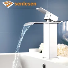 

Senlesen Basin Faucet Deck Mount Single Handle Ceramic Valve Hot and Cold Water Mixer Tap Para Bathroom Sink Faucet