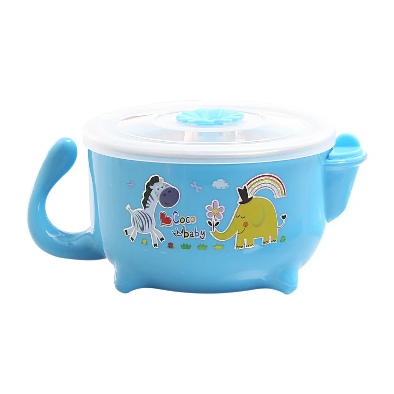 Hot Children Bowls Baby Water filled Insulation Bowl Baby Tableware