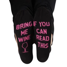 «Если вы можете читать» велосипедные носки мужские носки новые высококачественные носки для йоги спортивные осенне-зимние тапочки носки с буквами