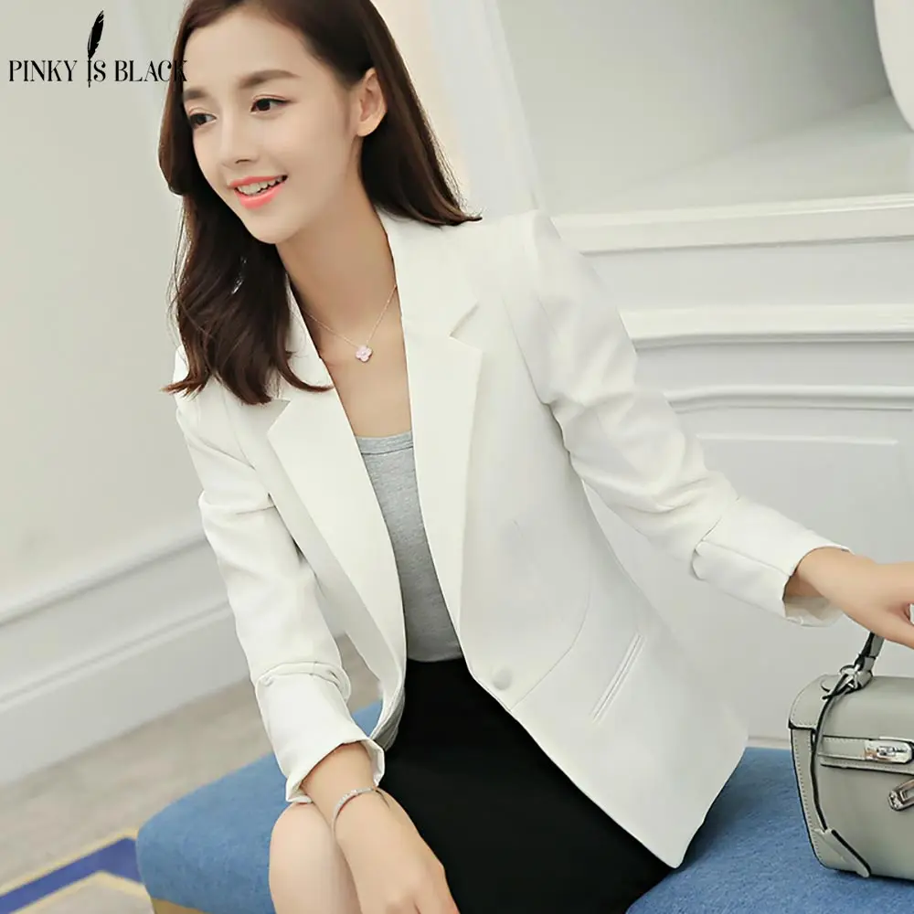 PinkyIsBlack OL Fashion Slim Blazer Coat Women Suit Jacket Long Sleeve Ladies Blazer Work Wear Jacket Candy Color Tops Female PinkyIsBlack OL Fashion Slim Blazer Coat Women Suit Jacket Long Sleeve Ladies Blazer Work Wear Jacket Candy Color Tops Female