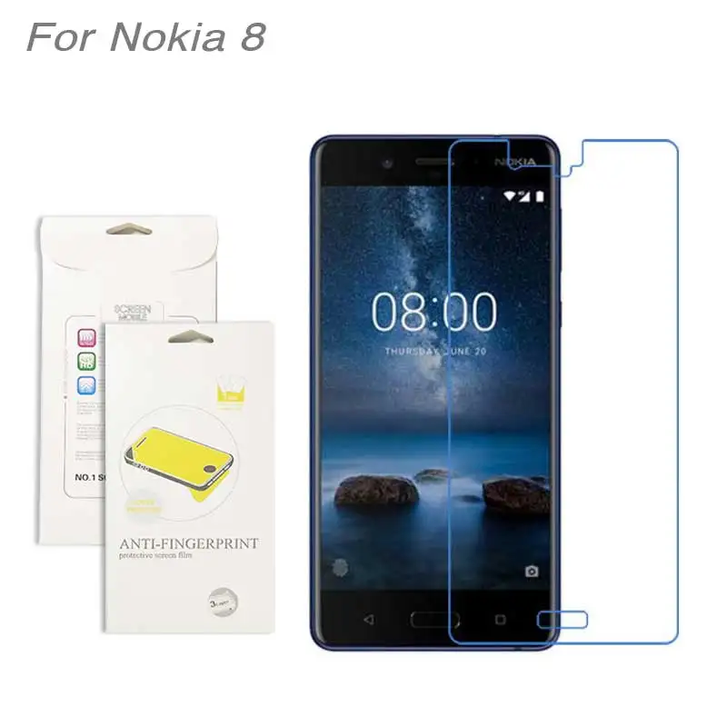 Для Nokia 8 3 шт./лот высокий ясный ЖК-дисплей Экран протектор Плёнки защитный