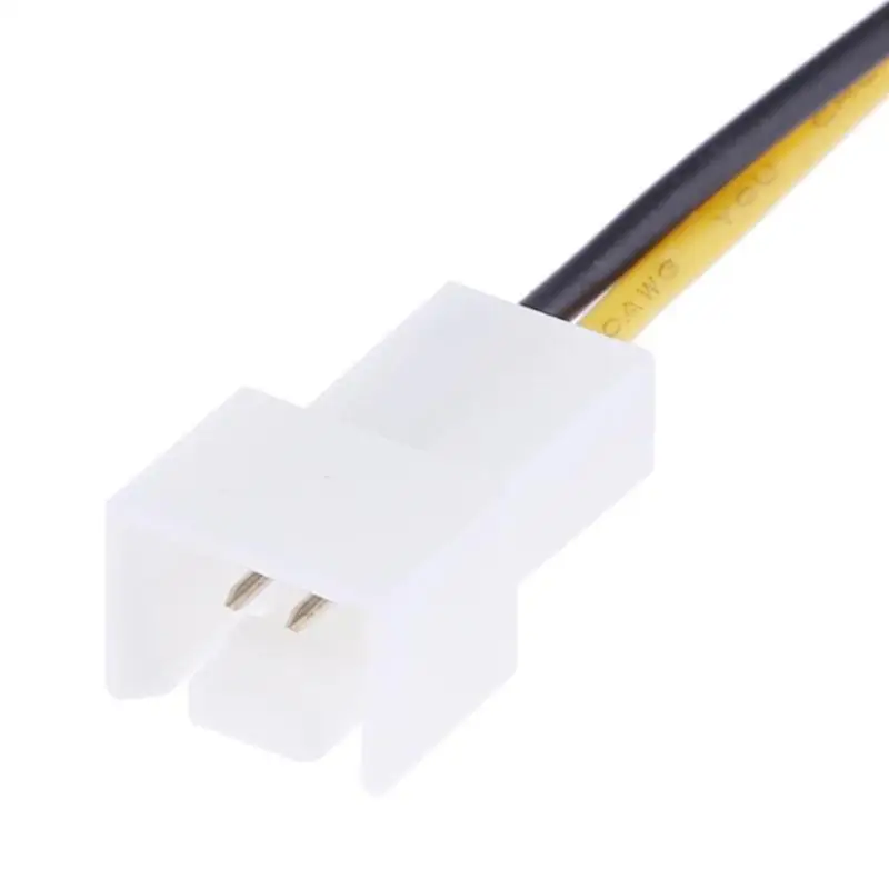 2pcs 4-Pin Molex to 3-Pin Fan Power Adapter Cables for CPU and PC Case Fans Description Image.This Product Can Be Found With The Tag Names Computer Cables Connecting, Computer Peripherals, Fan power cable, PC Hardware Cables Adapters