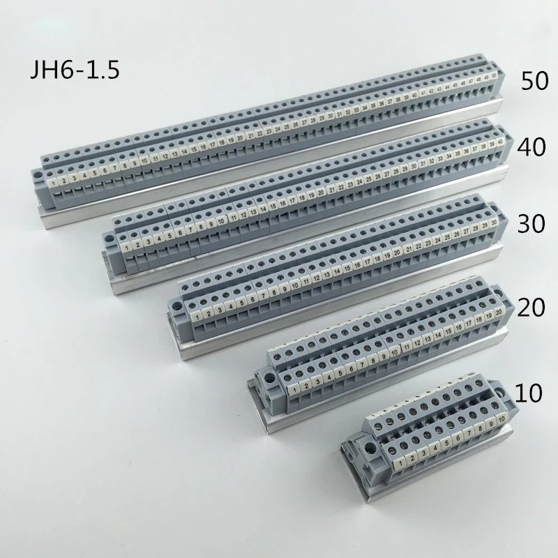 JH6 1.5 комбинированная Клеммная колодка комбинированный соединитель направляющий