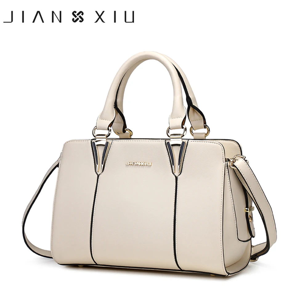

JIANXIU Famous Women Pu Leather Luxury Handbags Women Bags Designer Fashion Handbag Shoulder Messenger Bag Big Tote Sac a Main