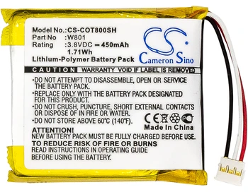 

Cameron Sino 450mAh Battery Codio W801 For Codio K8 T8