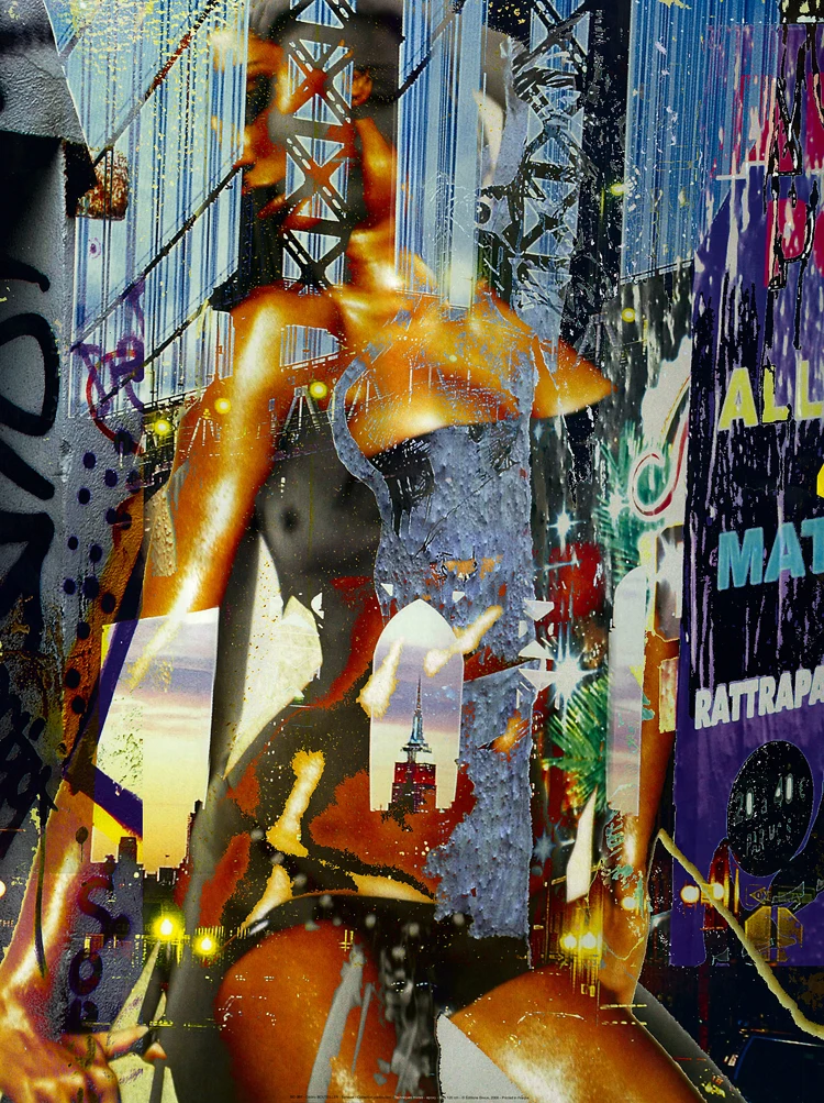 

cities landscape pictures canvas painting scenery posters modern decorative POP art sexy girl and city views US vintage posters