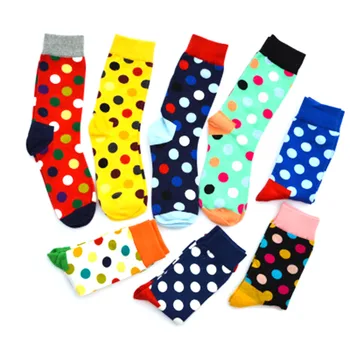 

Colorful Point fashion Men socks women Stripe Korea socks Cotton long brand new high quality lovers women socks Men sock New