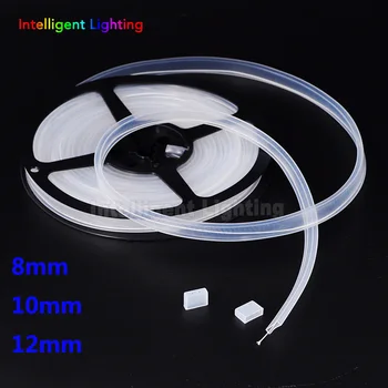 

200m length 8mm/10mm/12mm Silicon tube IP67 for SMD 5050 3528 3014 5630 ws2801 ws2811 ws2812b waterproof led strip light