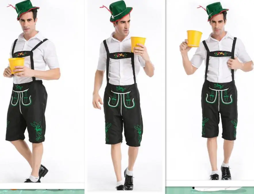 Halloween Costumes For Men Hot 4XL German Beer Costume Adult