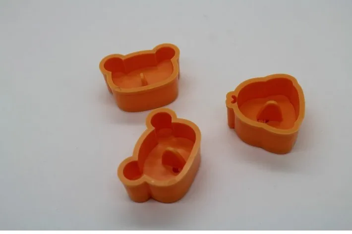 Бесплатная доставка оптовая продажа 2 компл./Лот 3D Медведь и цыпленок Пластиковая