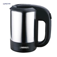 WST-0905 0.5L 110-220V Напряжение все страны путешествия 0.5L нержавеющая сталь Электрический Чайник электрическая чашка Мини Портативный Путешествия 1000W