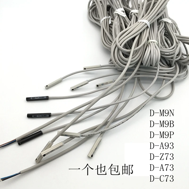Воздушный цилиндр пневматический датчик приближения D-A93 D-Z73 D-A73 D-A54 D-C73 D-M9B D-M9P D-F8B D-M9N D-F8N Проводной магнитный геркон