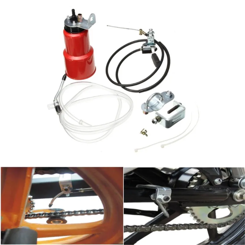 

Motorcycle Automatic Chain Lubricator Motorcycle ATV Lubricant Grease Lub Parts Chain Lubricator Oiler Maintenance Set