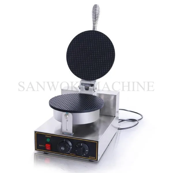 

110V/ 220V Electric commercial ice cream cone waffle making machine;egg waffle maker