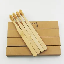 12 шт. бежевая Экстра Белая бамбуковая зубная щетка деревянная зубная щетка новинка бамбуковая мягкая щетина Capitellum бамбуковое волокно деревянная ручка