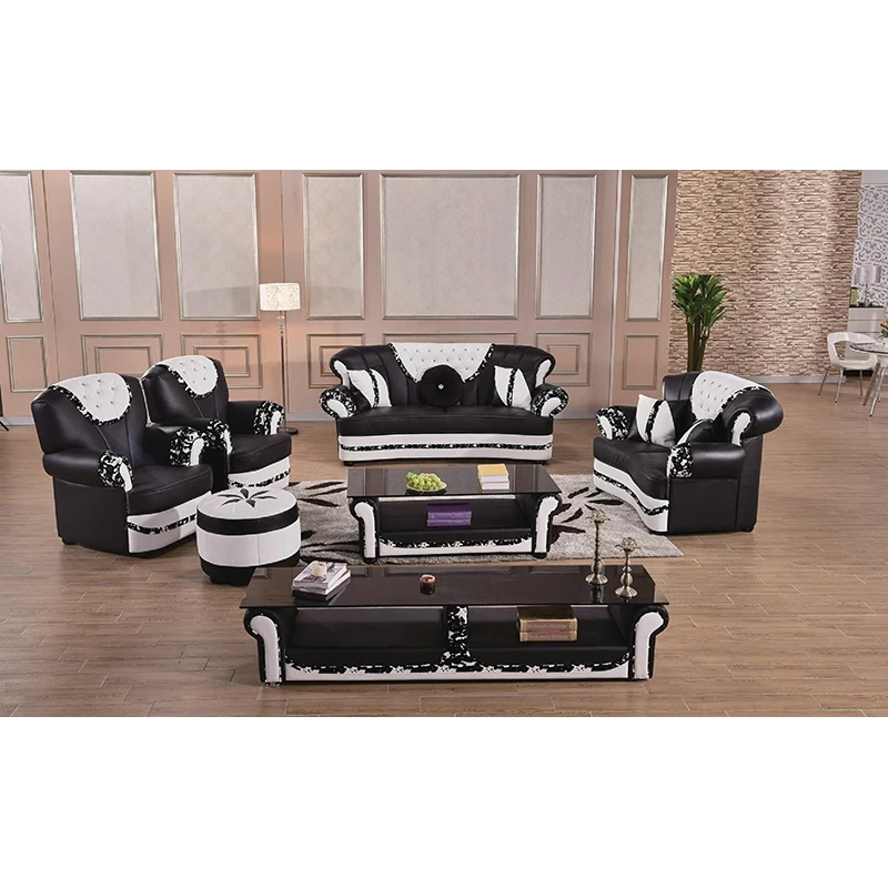 Ruang Tamu Modern Furniture Meja Tv Stand Kulit Asli Chesterfield Ruang Tamu Modern Furniture Meja Tv