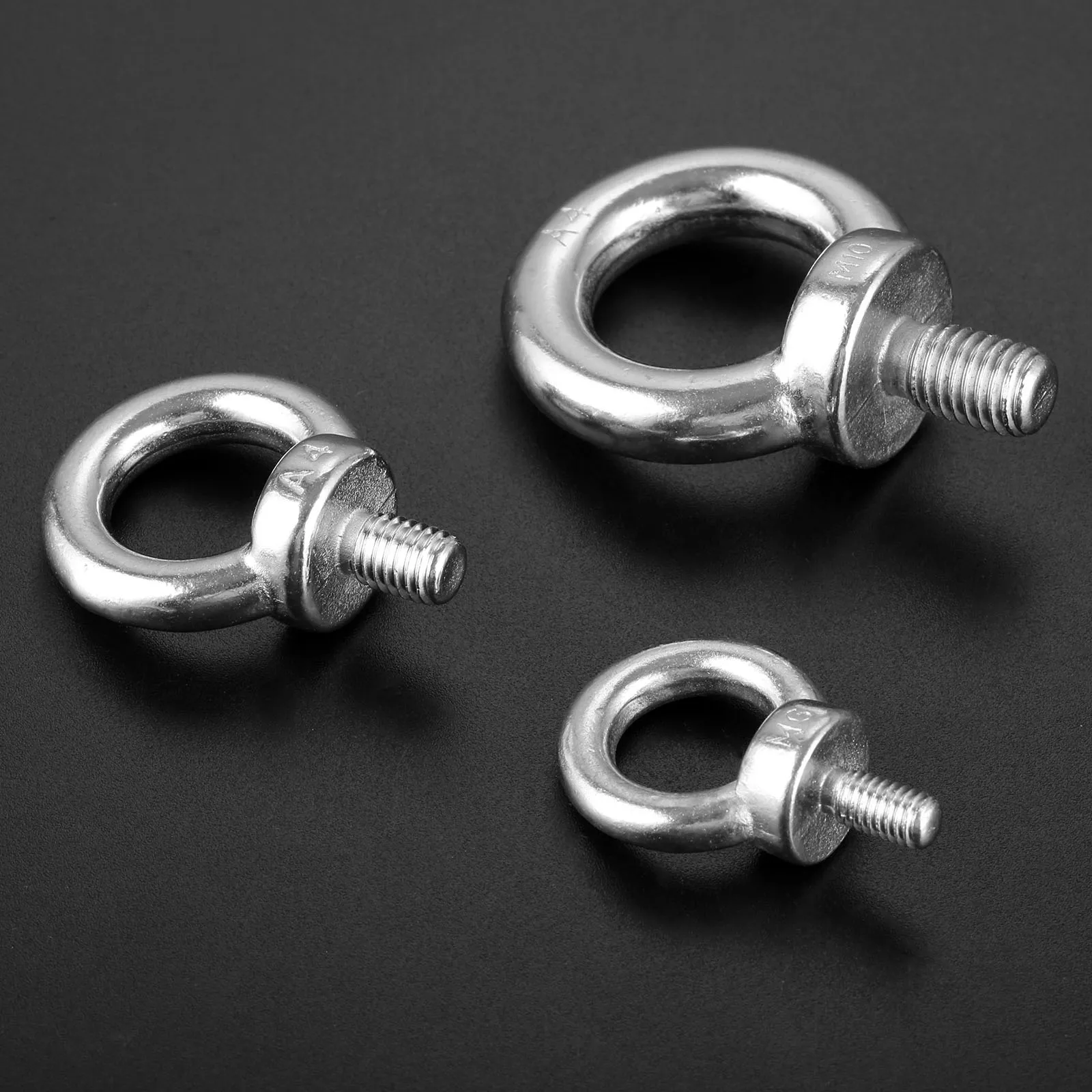 Stainless Steel 316 Lifting Eye Bolt 10mm M10 Marine Grade Heavy Duty