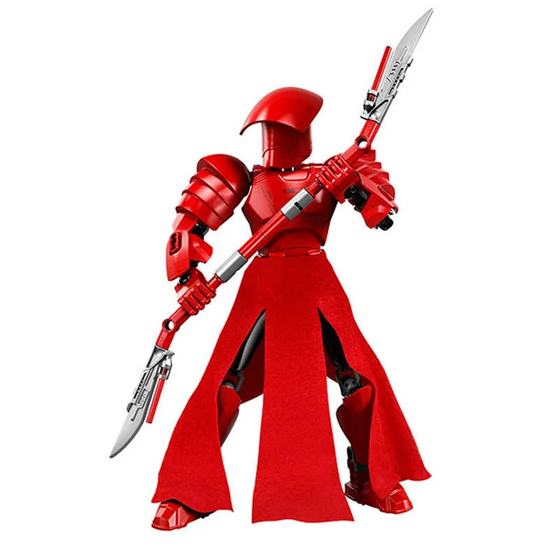 Praetorian Guard Звездные войны сборная фигура строительный блок Штурмовик Дарт Вейдер Kylo Ren Chewbacca Boba Jango Фетт фигурка игрушка для детей - Цвет: Praetorian Guard