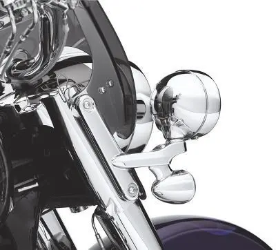 Мотоциклетная хромированная лампа ближнего света с корпусом для Harley Street Glide 4-1/" светодиодный противотуманный фонарь черный вспомогательный монтажный кронштейн