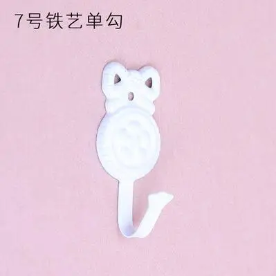 

3style Wrought plastic hook clothing wall hanging display stand Robe Home Hooks Multi-Purpose Racks Process 10pc/lot A419
