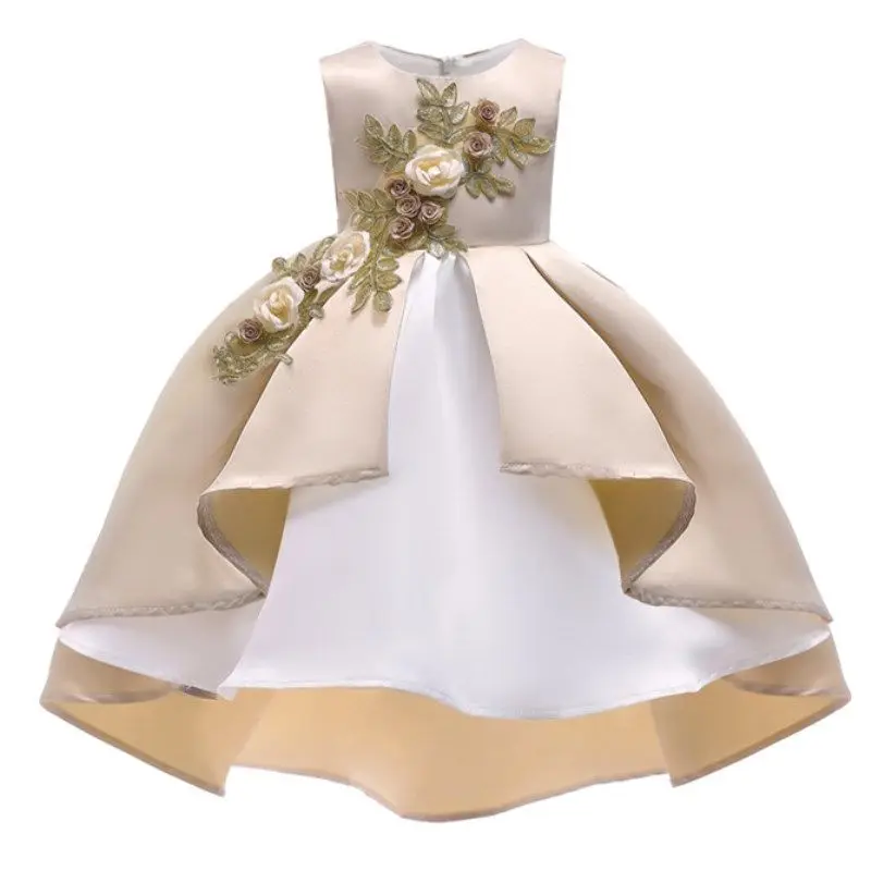 

Flower Girl dresses Baby Girls Summer Dress For Girls Wedding Party Dresses Kids Princess Dress Easter Carnival Costume