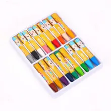 1 Набор, креативные Мультяшные 12/18 цветов, нетоксичные карандаши для рисования маслом, пастельные карандаши для детей, студентов, для рисования, художественный маркер