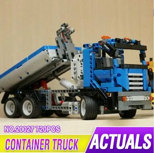

Lepin 20027 720Pcs Technic Mechnical Series The Container Truck Set Children Educational Building Blocks Bricks Toys Model 8052