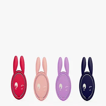 

2019 Creative cartoon female models frog or rabbit mobile phone ring bracket metal magnetic car buckle