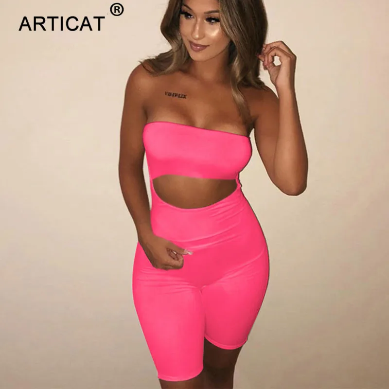 Articat الصلبة الجوف خارج مثير ثوب فضفاض للمرأة بذلة حمالة عارية الذراعين Bodycon السراويل Playsuit عارضة نحيل بذلة ارتداءها Articat الصلبة الجوف خارج مثير ثوب فضفاض للمرأة بذلة حمالة عارية الذراعين Bodycon السراويل Playsuit عارضة نحيل بذلة ارتداءها