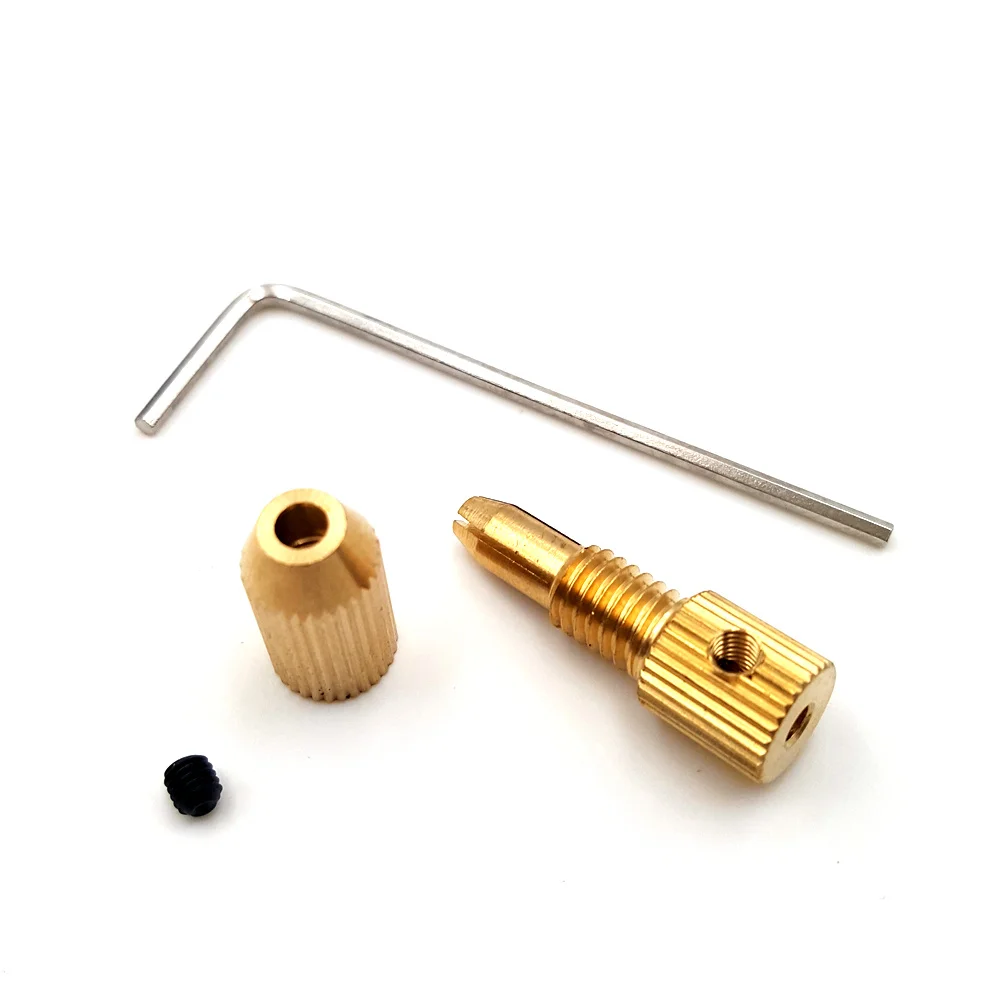 3.17mm Small Electric Motor Shaft Mini Chuck Fixture Clamp Drill Chuck DIY Set