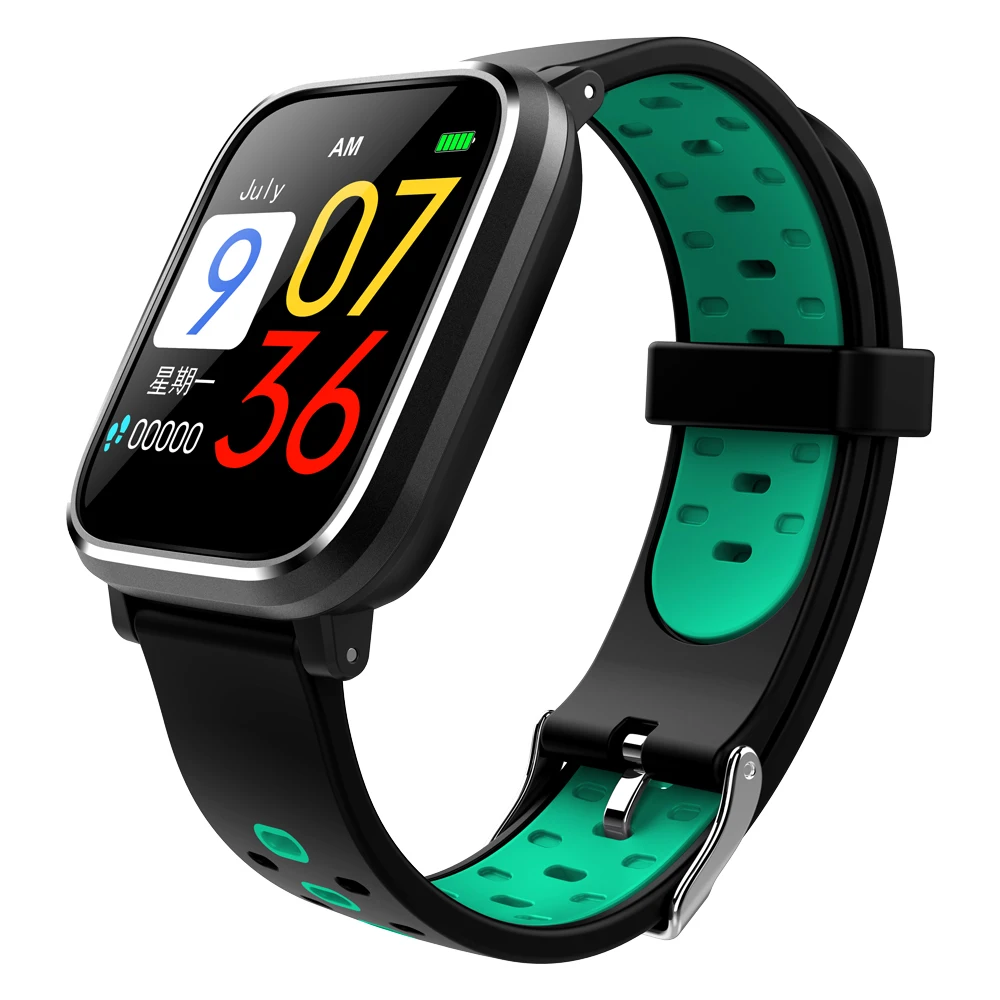 Q58 smart bracelet waterproof exercise 3D dynamic UI heart rate and blood pressure for IOS and Android fitness tracking