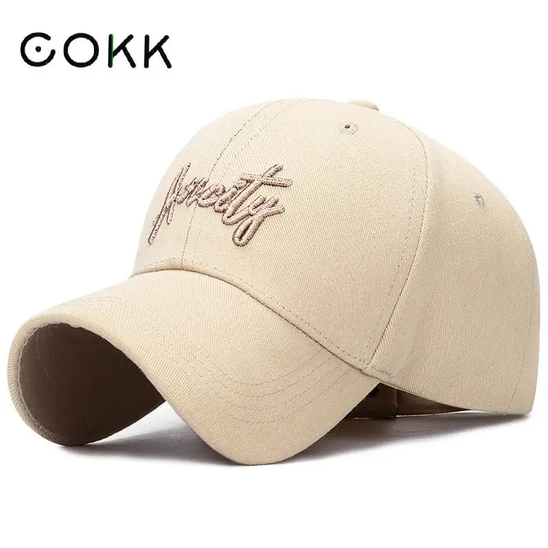 COKK бейсболка женская мужская вышивка буквы Snapback шляпа бренда Gorra Hombre шляпа шлем для папы Homme Хип-Хоп Кепка Дальнобойщика Корейская Новинка