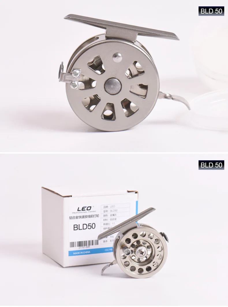 Full Metal 11 Fly Fishing Reel Aluminum Fly Fish Reel 2 Bearing Fishing Reel Ultra-light Winter Ice Fishing Tackle Reels  (8)
