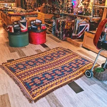 Ретро-ковер, геометрическое хлопковое вязаное одеяло, диванное полотенце, декоративный Молитвенный ковер, ковер, Tapete Banheiro, индийские ковры 130x170