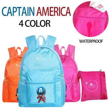 

Avengers Captain New Lightweight Foldable Backpack Waterproof Backpack Folding Ultralight Outdoor Packs for Unisex Travel Hiking
