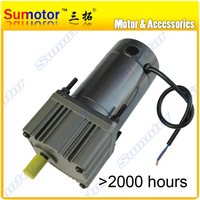 DC 24V 30W High Torque gear reducer DC Motor Eletric machinery for Industry machine reversible adjustable speed optional bringsmart 120w high speed 1800rpm 3000rpm dc motor 12v dc gear motor high torque 24v adjustable speed motor