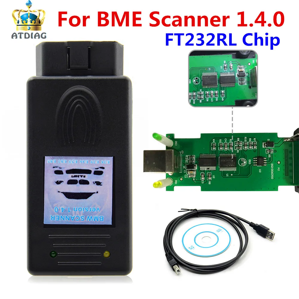2021New для BMW Сканер 1.4.0 версия OBD2 код ридер 1 4 OBD Diagnsotic инструмент Быстрая бесплатная