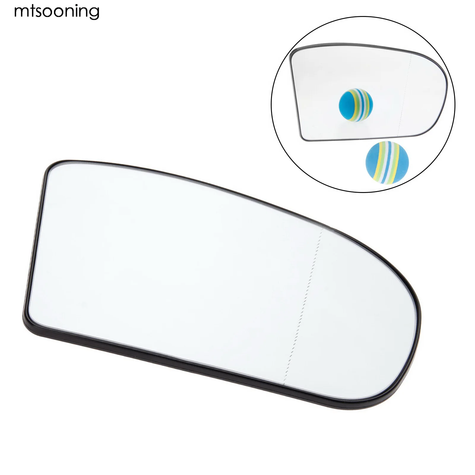 mtsooning Door Heated Mirror Glass Side Electric Heated Wing Mirror