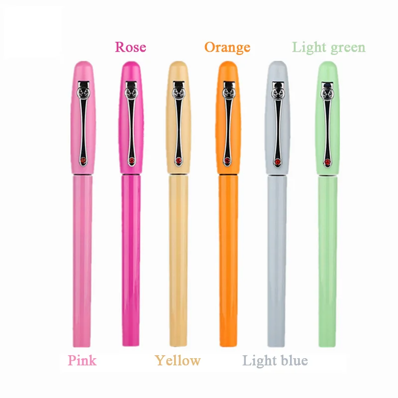 

baoyushi 1020 cheap price and pretty 6 different colors M nib 0.5mm fountain pen free shipping inking pens