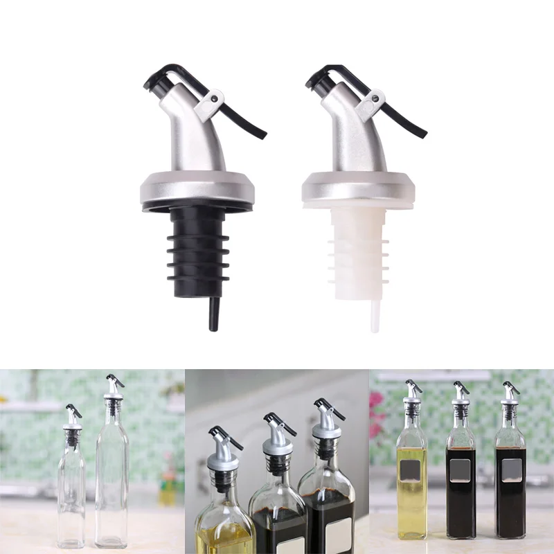 

1Pc Kitchen Oil Wine Bottle Pour Spout Stopper Oil Cork Sauce Bottle Household Pour Multifunctional Wine Mouth Bar Pourer