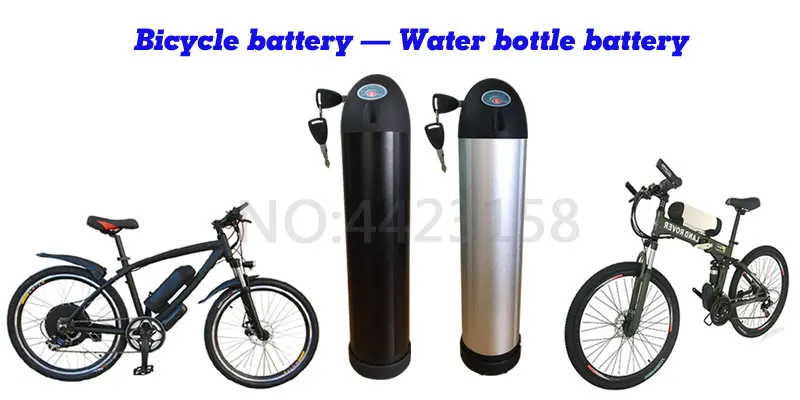 Top US EU Free Tax Electric Bike Battery 36V 15AH Water bottle 18650 li ion Battery 36V 500W E-Bike Kettle Battery with Charger+BMS 12