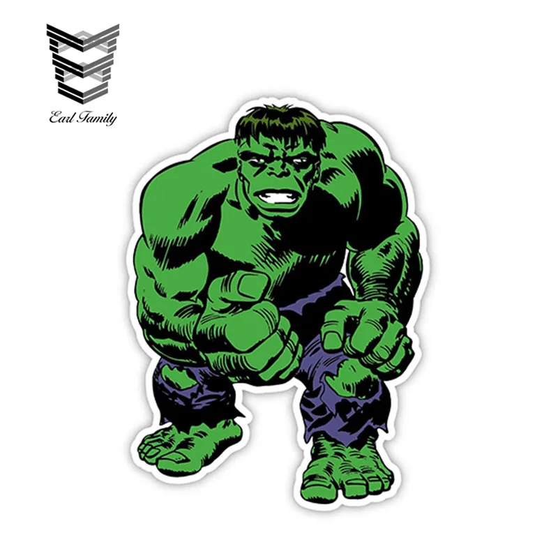Earlfamily 12 Cm X 8 8 Cm Incredible Hulk Komik Art Lucu Vinyl